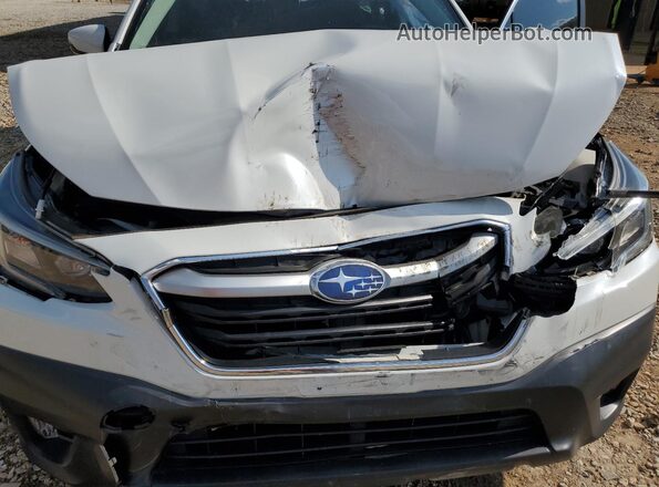 4S4BTADC5M3174902 2021 SUBARU OUTBACK White Engine compartment view