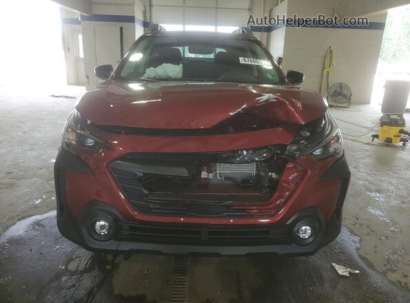 4S4BTAFC1S3243899 2025 SUBARU OUTBACK Red Vista frontal