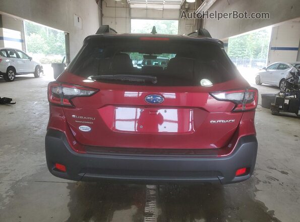 4S4BTAFC1S3243899 2025 SUBARU OUTBACK Red Vista trasera