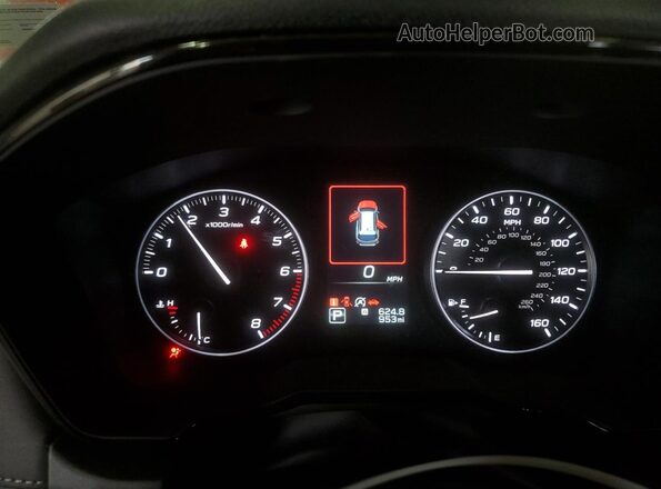 4S4BTAFC1S3243899 2025 SUBARU OUTBACK Red Vista del cuadro de instrumentos