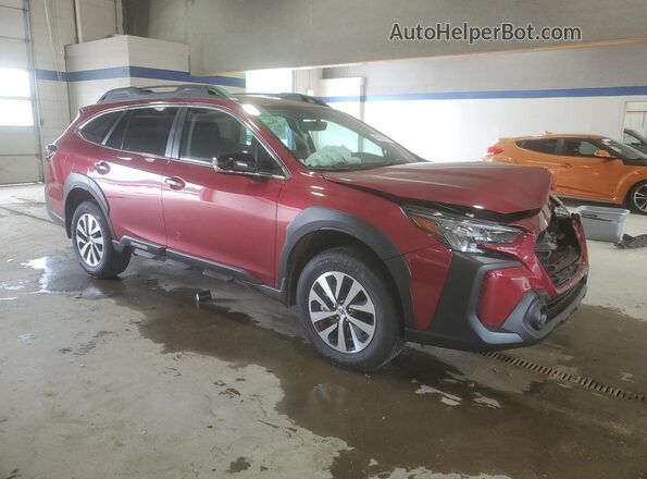 4S4BTAFC1S3243899 2025 SUBARU OUTBACK Red Delantero derecho