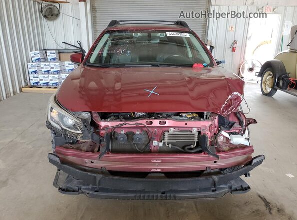 4S4BTANC2M3169476 2021 SUBARU OUTBACK Burgundy Widok z przodu