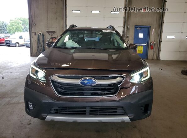 4S4BTANC5M3117596 2021 SUBARU OUTBACK Brown Դիմացի տեսք