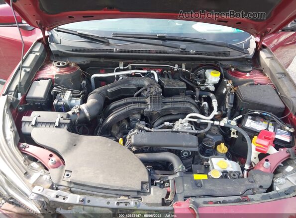 4S4BTANC9M3130027 2021 SUBARU OUTBACK Red Widok tylnych siedzeń