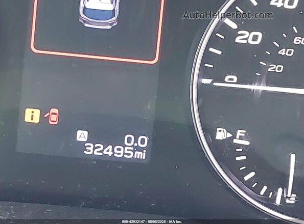 4S4BTANC9M3130027 2021 SUBARU OUTBACK Red Widok zestawu wskaźników