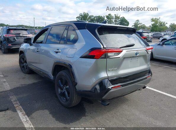 4T3E6RFV4MU037274 2021 TOYOTA RAV4 HYBRID Silver Tył lewy