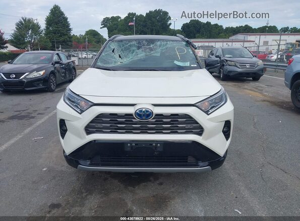 4T3E6RFV9MU058427 2021 TOYOTA RAV4 Белый Вид щитка приборов