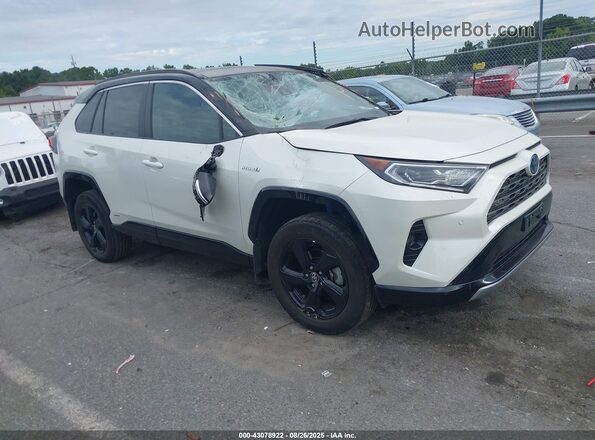 4T3E6RFV9MU058427 2021 TOYOTA RAV4 Белый Передняя правая четверть