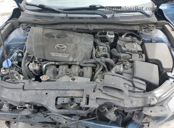3MZBN1U74JM241059 2018 MAZDA 3 Синий Вид подкапотного пространства