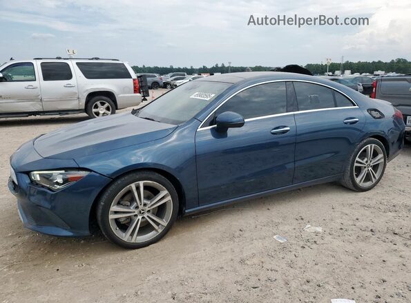 W1K5J4GB1MN165359 2021 MERCEDES-BENZ CLA-CLASS Синий Задняя левая четверть
