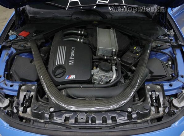 WBS4Y9C58JAA92XXX 2018 BMW M4 Blue Widok wnętrza z przodu