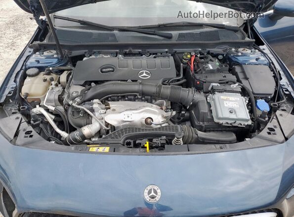 W1K5J4GB1MN165359 2021 MERCEDES-BENZ CLA-CLASS Синий Вид подкапотного пространства