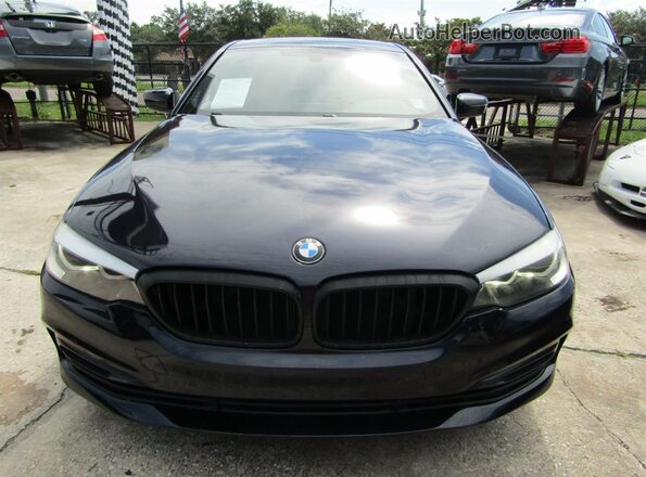 WBAJE5C55JWA968XX 2018 BMW OTHER Blue Trasero izquierdo