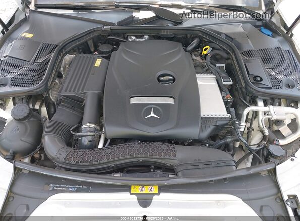 55SWF4JB1GU153075 2016 MERCEDES-BENZ C-CLASS White Widok z tyłu
