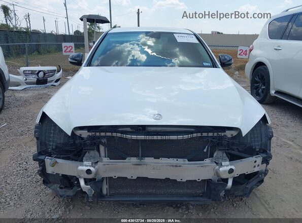 55SWF4JB1GU153075 2016 MERCEDES-BENZ C-CLASS White Widok wnętrza z tyłu
