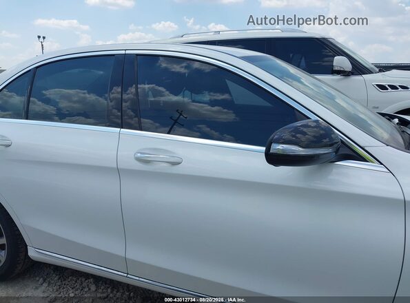 55SWF4JB1GU153075 2016 MERCEDES-BENZ C-CLASS White Widok wnętrza 360 stopni