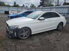 2016 Mercedes-benz C 300 4matic White vin: 55SWF4KB5GU162988