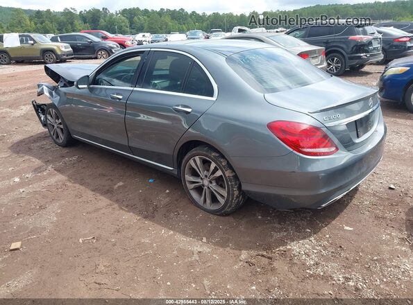 55SWF4KB8HU204037 2017 MERCEDES-BENZ C-CLASS Gray Tył lewy