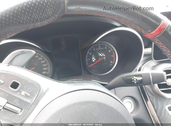 55SWF6EB2LU331043 2020 MERCEDES-BENZ AMG C 43 White Widok tylnych siedzeń
