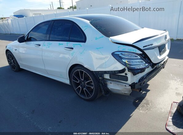 55SWF6EB6HU194549 2017 MERCEDES-BENZ AMG C 43 White Tył lewy