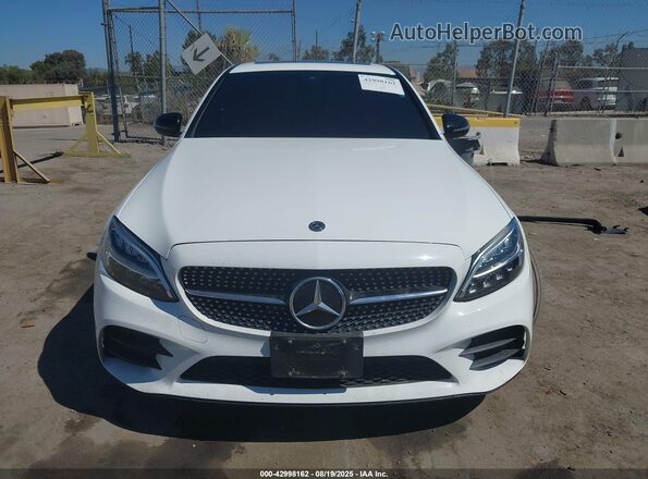 55SWF8DB5LU330546 2020 MERCEDES-BENZ C-CLASS White Սարքավորումների վահանակի տեսք