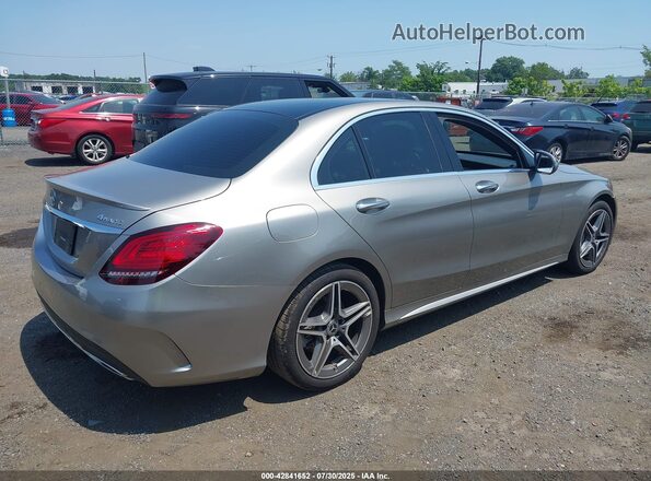 55SWF8EB7LU332961 2020 MERCEDES-BENZ C-CLASS Gray Задня права чверть