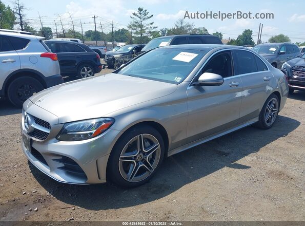 55SWF8EB7LU332961 2020 MERCEDES-BENZ C-CLASS Gray Передня ліва чверть