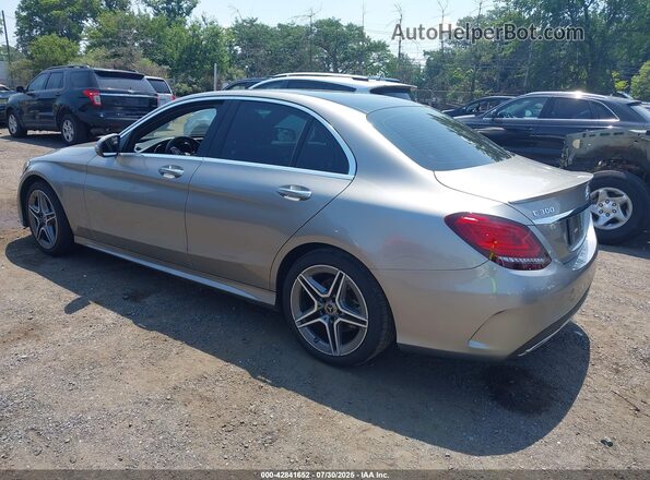 55SWF8EB7LU332961 2020 MERCEDES-BENZ C-CLASS Gray Задня ліва чверть