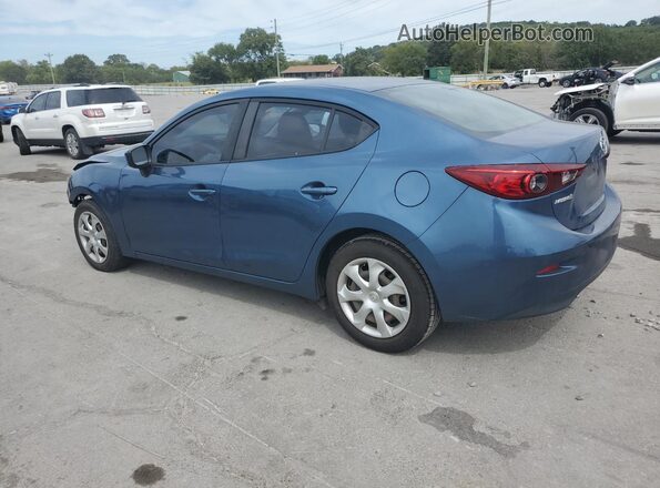 3MZBN1U74JM241059 2018 MAZDA 3 Синий Задняя правая четверть