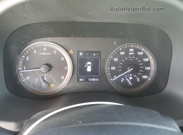 KM8J3CA44JU644122 2018 HYUNDAI TUCSON Silver Widok tylnych siedzeń