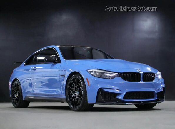 WBS4Y9C58JAA92XXX 2018 BMW M4 Blue Przód lewy