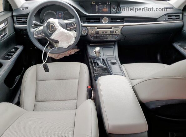 58ABK1GG2JU108341 2018 LEXUS ES Gold Вид панелі приладів