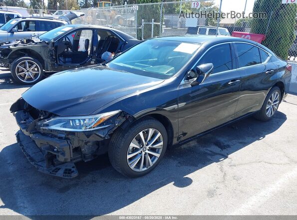 58ACZ1B16LU077357 2020 LEXUS ES 350 Black Przód lewy