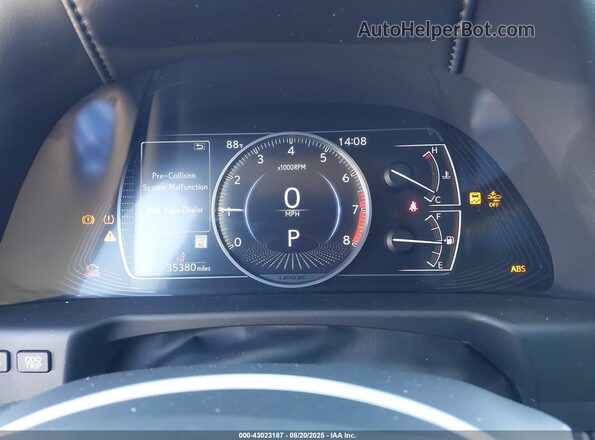 58ACZ1B16LU077357 2020 LEXUS ES 350 Black Widok tylnych siedzeń