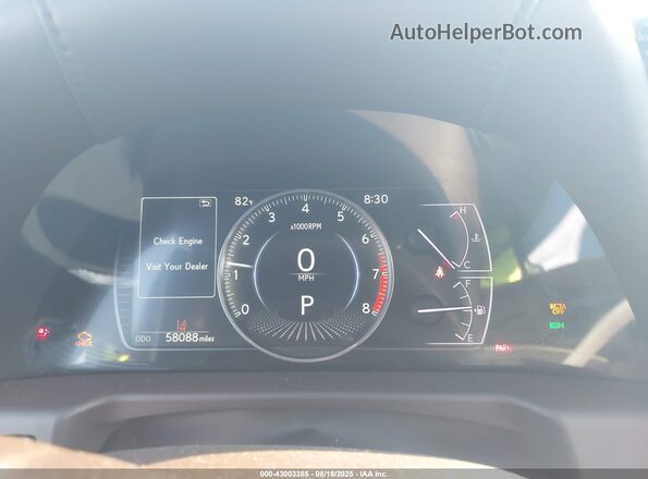 58ADZ1B12LU071365 2020 LEXUS ES Silver Вид задніх сидінь