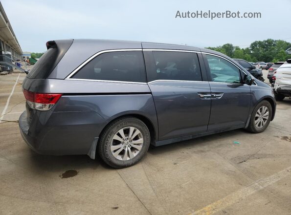 5FNRL5H46HB009463 2017 HONDA ODYSSEY Gray Задня права чверть