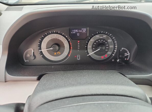 5FNRL5H46HB009463 2017 HONDA ODYSSEY Gray Вид щитка приладів