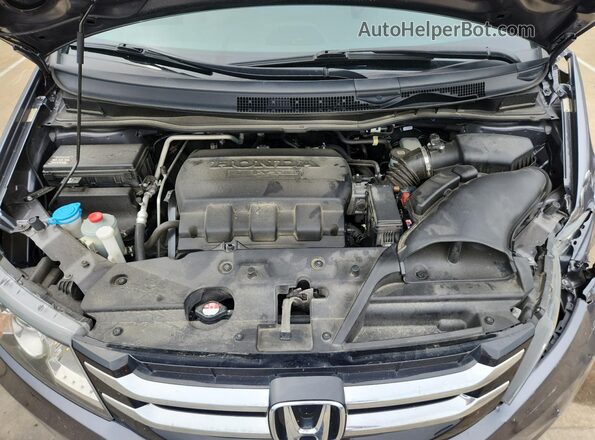 5FNRL5H46HB009463 2017 HONDA ODYSSEY Gray Вид підкапотного простору