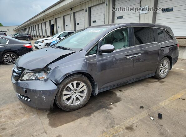 5FNRL5H46HB009463 2017 HONDA ODYSSEY Gray Передня ліва чверть