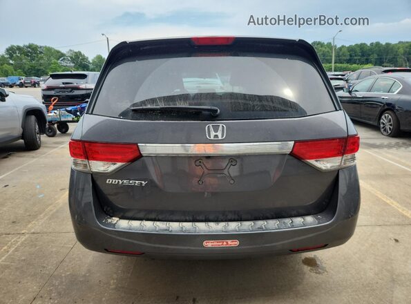5FNRL5H46HB009463 2017 HONDA ODYSSEY Gray Вид ззаду