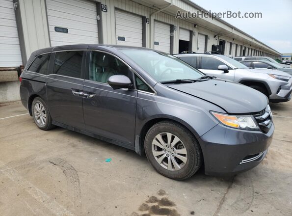 5FNRL5H46HB009463 2017 HONDA ODYSSEY Gray Передня права чверть