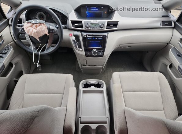 5FNRL5H46HB009463 2017 HONDA ODYSSEY Gray Вид панелі приладів