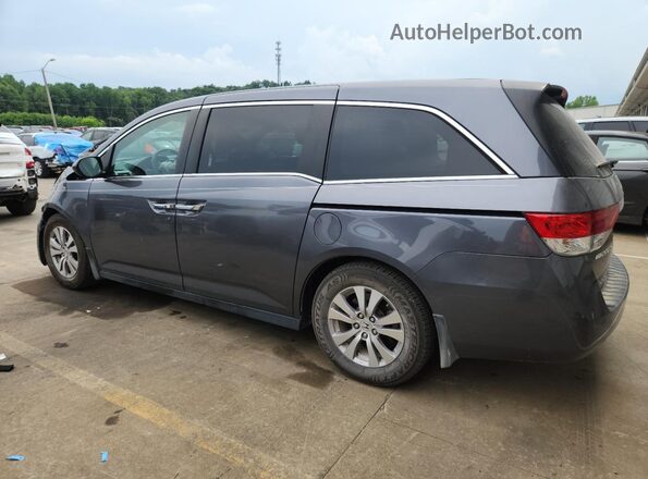 5FNRL5H46HB009463 2017 HONDA ODYSSEY Gray Задня ліва чверть