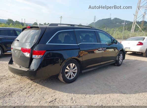 5FNRL5H62HB004746 2017 HONDA ODYSSEY Black Trasero derecho