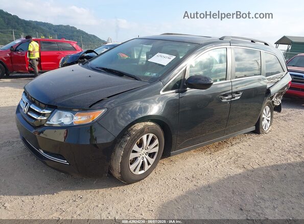 5FNRL5H62HB004746 2017 HONDA ODYSSEY Black Vista tres cuartos delantera izquierda