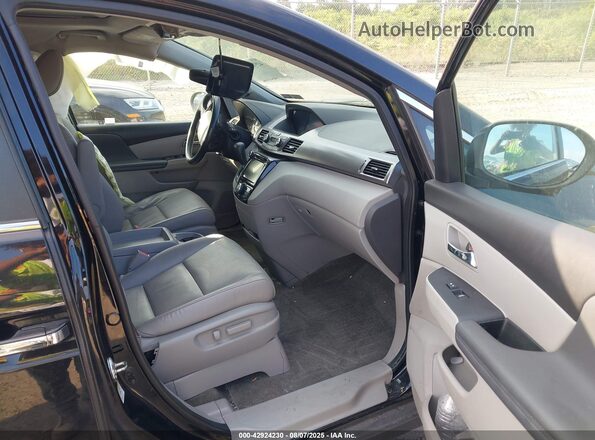 5FNRL5H62HB004746 2017 HONDA ODYSSEY Black Vista interior delantera