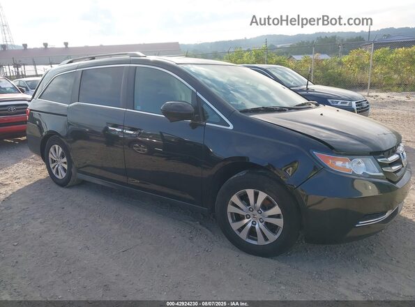 5FNRL5H62HB004746 2017 HONDA ODYSSEY Black Delantero derecho