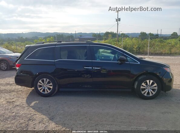 5FNRL5H62HB004746 2017 HONDA ODYSSEY Black Vista interior trasera