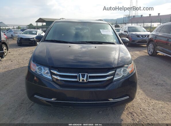 5FNRL5H62HB004746 2017 HONDA ODYSSEY Black Vista del cuadro de instrumentos