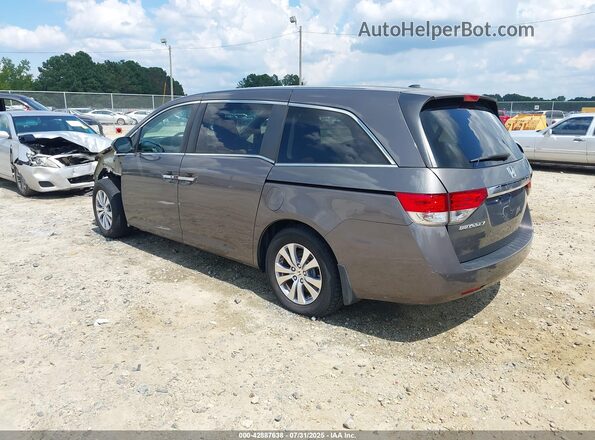 5FNRL5H63HB011463 2017 HONDA ODYSSEY Gray Հետևի ձախ